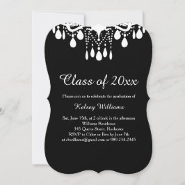 Invitación a la fiesta de graduación de cristales