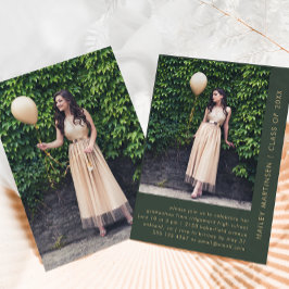 Invitación a la fiesta de graduación de dos fotogr