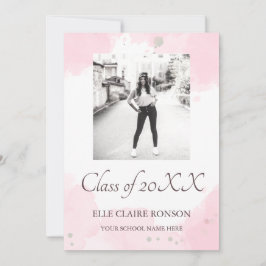 invitación a la fiesta de graduación de elegancia 