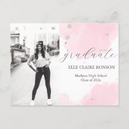 invitación a la fiesta de graduación de elegancia 