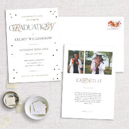 Invitación a la fiesta de graduación de Enfermeras