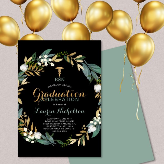 Invitación a la fiesta de graduación de enfermeras (Subido por el creador)