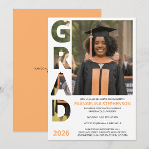 Invitación a la fiesta de graduación de enfermería