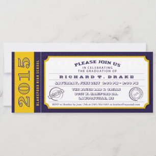 Invitación a la fiesta de graduación de entradas m