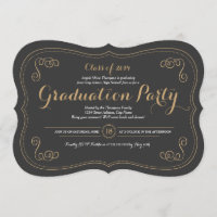 Invitación a la fiesta de graduación de Fancy Affa