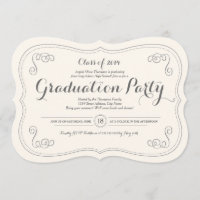 Invitación a la fiesta de graduación de Fancy Affa