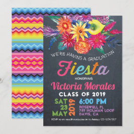 Invitación a la fiesta de graduación de Fiesta