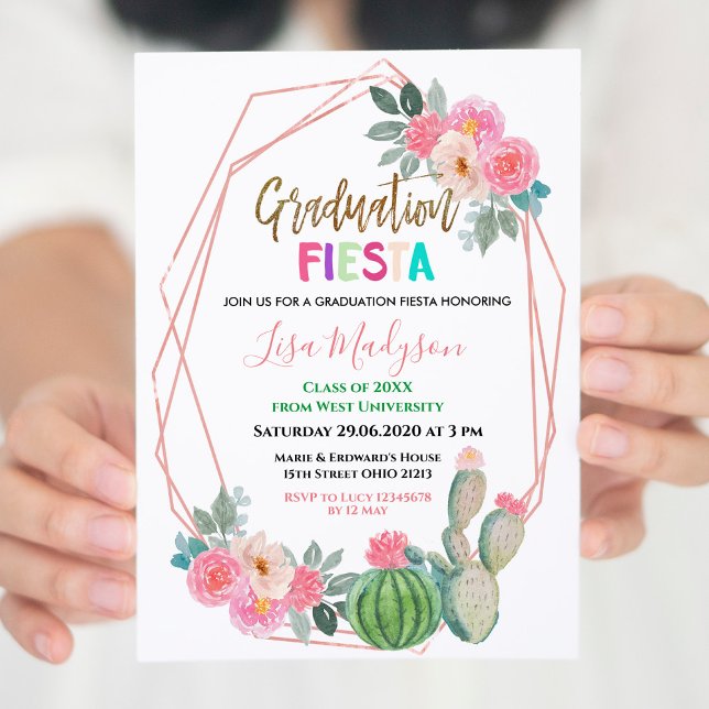 Invitación a la fiesta de graduación de Fiesta Ros (Subido por el creador)