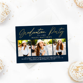 Invitación a la fiesta de graduación de Fiestas