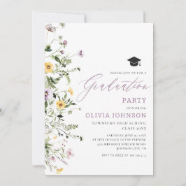 Invitación a la fiesta de graduación de Flor Silve