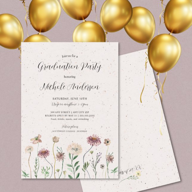 Invitación a la fiesta de graduación de Flor Silve (Subido por el creador)