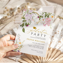 Invitación a la fiesta de graduación de Flores Sil