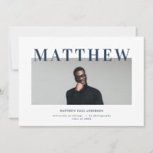 Invitación a la fiesta de graduación de fotografía