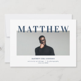 Invitación a la fiesta de graduación de fotografía