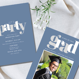 Invitación a la fiesta de graduación de fotografía
