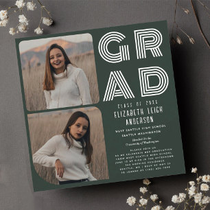 Invitación a la fiesta de graduación de fotografía