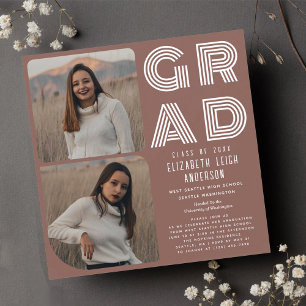 Invitación a la fiesta de graduación de fotografía