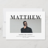 Invitación a la fiesta de graduación de fotografía