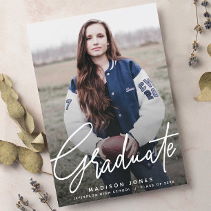 Invitación a la fiesta de graduación de fotos con 