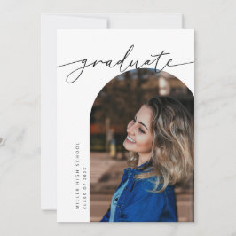 Invitación a la fiesta de graduación de fotos de a