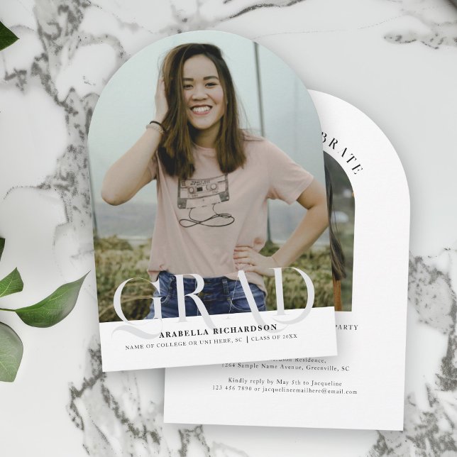 Invitación a la fiesta de graduación de fotos de a (Subido por el creador)