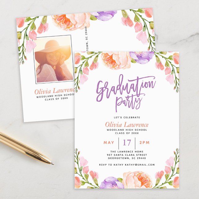 Invitación a la fiesta de graduación de fotos de c (Subido por el creador)