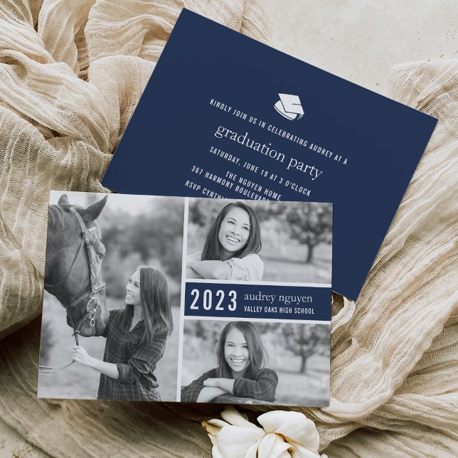 Invitación a la fiesta de graduación de fotos de c (Subido por el creador)