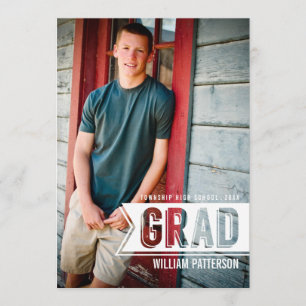 Invitación a la fiesta de graduación de fotos de g