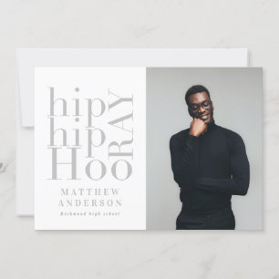 Invitación a la fiesta de graduación de fotos de h