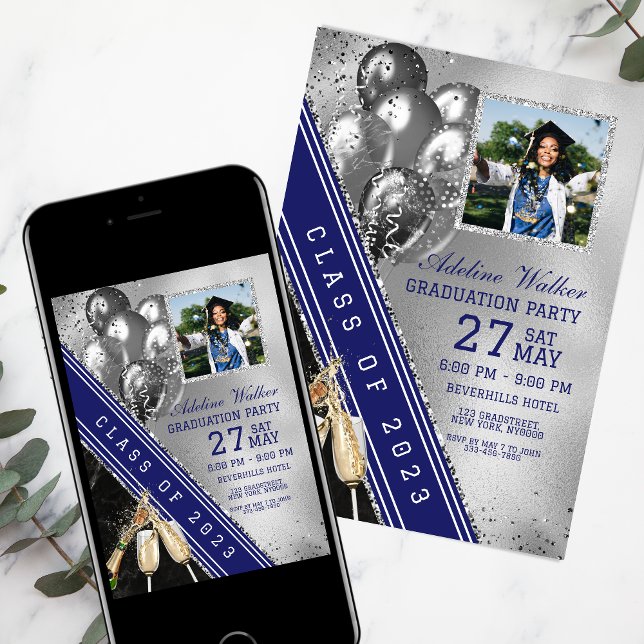 Invitación a la fiesta de graduación de fotos de l (Subido por el creador)