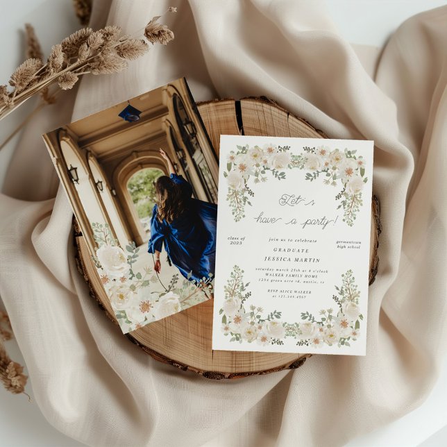 Invitación a la fiesta de graduación de fotos de l (Subido por el creador)