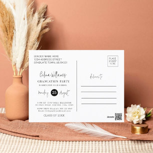Invitación a la fiesta de graduación de fotos de m