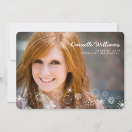 Invitación a la fiesta de graduación de fotos del 
