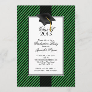 Invitación a la fiesta de graduación de franja ver