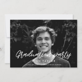Invitación a la fiesta de graduación de fuentes mo