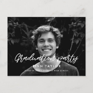 Invitación a la fiesta de graduación de fuentes mo