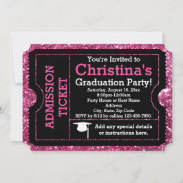 Invitación a la fiesta de graduación de Glitz Glit