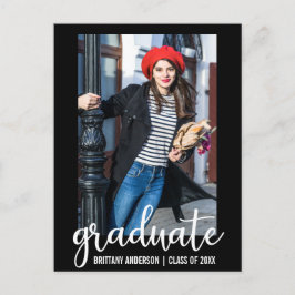 Invitación a la fiesta de graduación de guiones mo