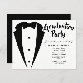 Invitación a la fiesta de graduación de hombres de