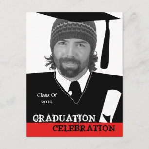 Invitación a la fiesta de graduación de inserción 