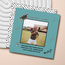 Invitación a la fiesta de graduación de jardines d