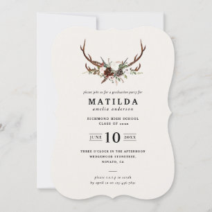 Invitación a la fiesta de graduación de la antler
