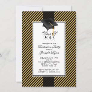 Invitación a la fiesta de graduación de la banda d