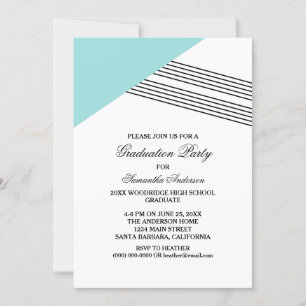 Invitación a la fiesta de graduación de la banda g