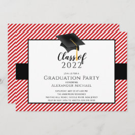 Invitación a la fiesta de graduación de la banda m