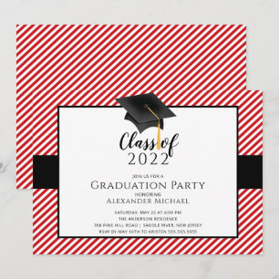 Invitación a la fiesta de graduación de la banda m