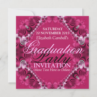Invitación a la fiesta de graduación de la Diva Ro