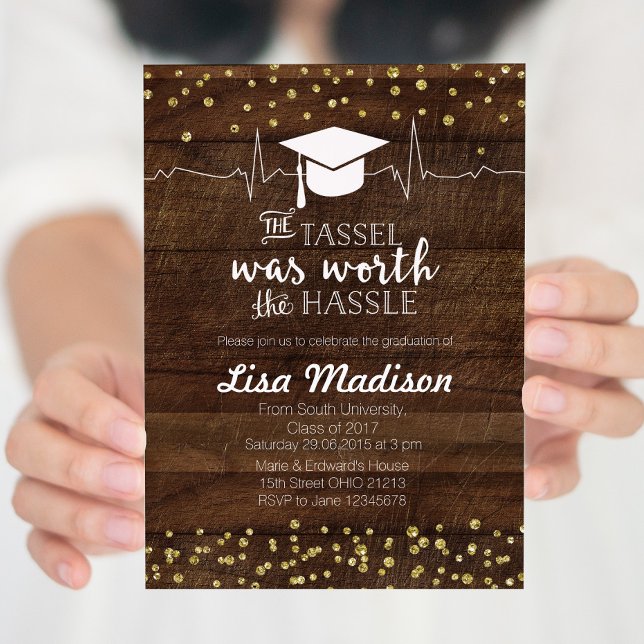 Invitación a la fiesta de graduación de la Enferme (Subido por el creador)