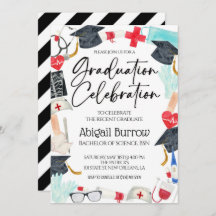 Invitación a la fiesta de graduación de la escuela