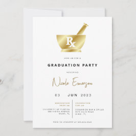 Invitación a la fiesta de graduación de la Escuela